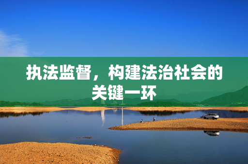 执法监督，构建法治社会的关键一环